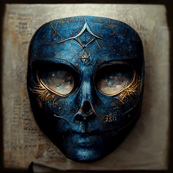 Un étrange masque bleu, partie 1