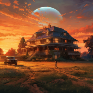 kaeshohenheim digital painting a country house futuristic atmos d6425daa e730 47bb 916b 3b71a0c830ec