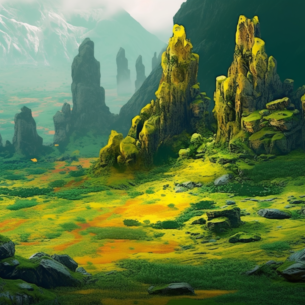 kaeshohenheim digital painting alps mountains covered in physar 5ce78bd2 df42 49bf 92ae a3dcc34b1dc5