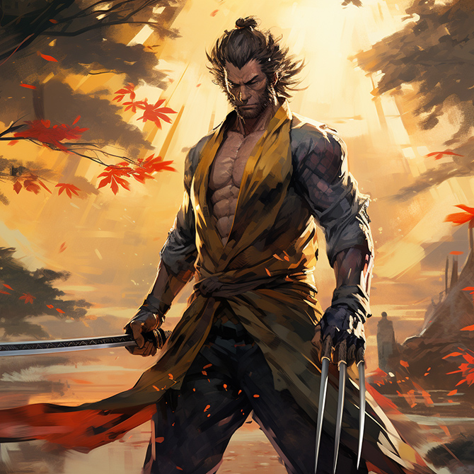 mioursmipanda artwork wolverine marvel